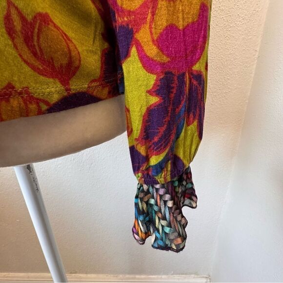 Blink London Antropologie Colorful Pullover Shirt SZ S - Picture 12 of 16